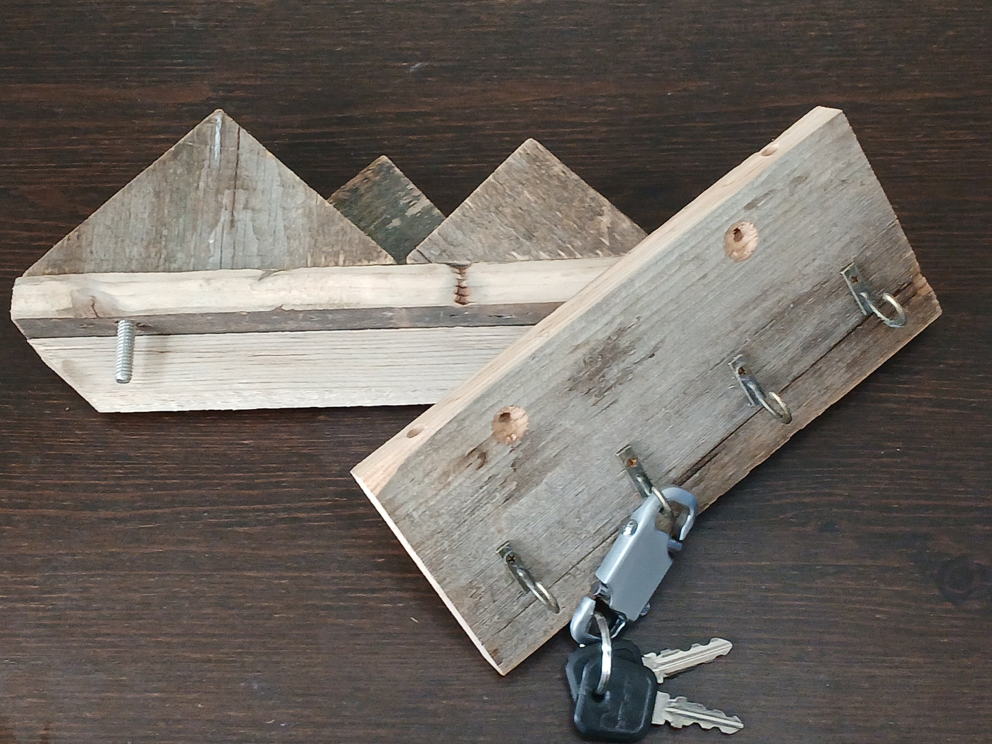 Rustic Mountain Key Holder