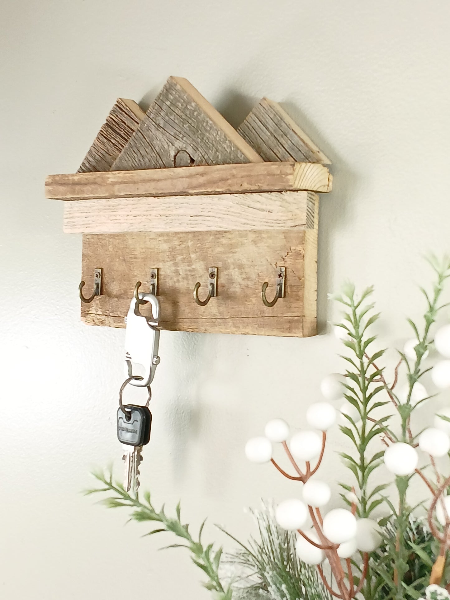 Rustic Mountain Key Holder
