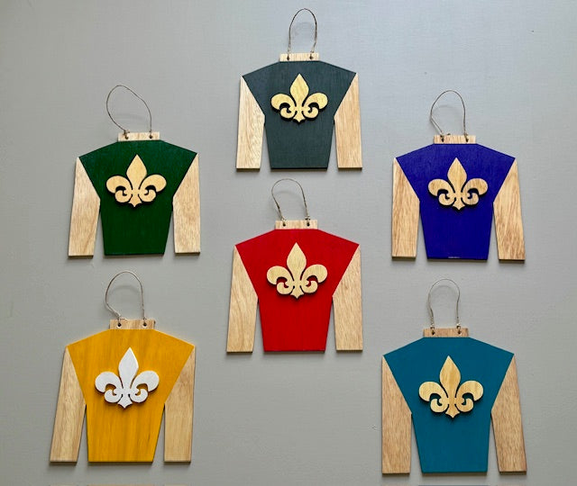 Mini Fleur de Lis Jockey Silks