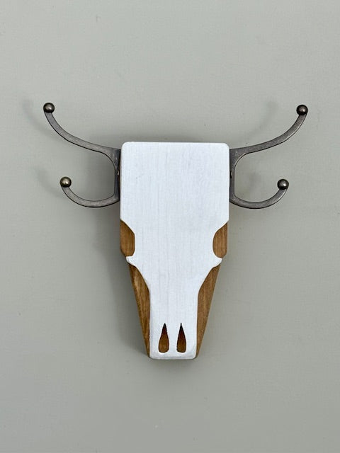 Bull Skull Rack