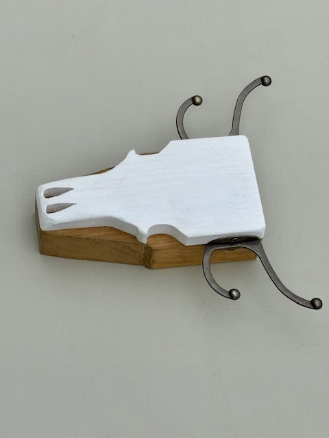 Bull Skull Rack