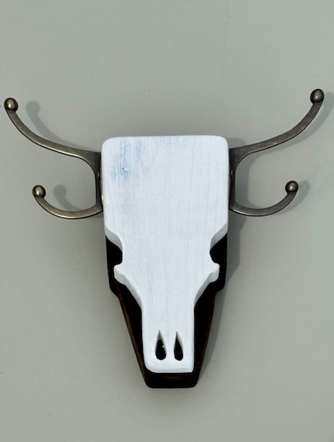 Bull Skull Rack