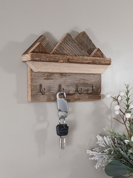 Rustic Mountain Key Holder