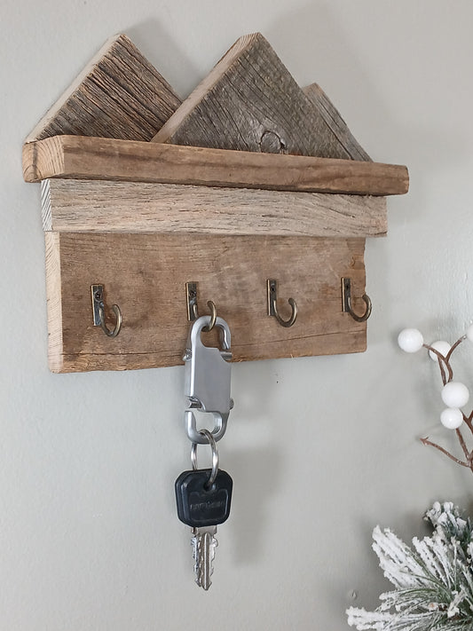 Rustic Mountain Key Holder