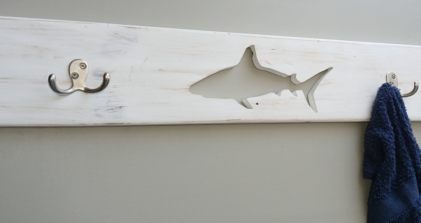 Silhouette Shark Rack